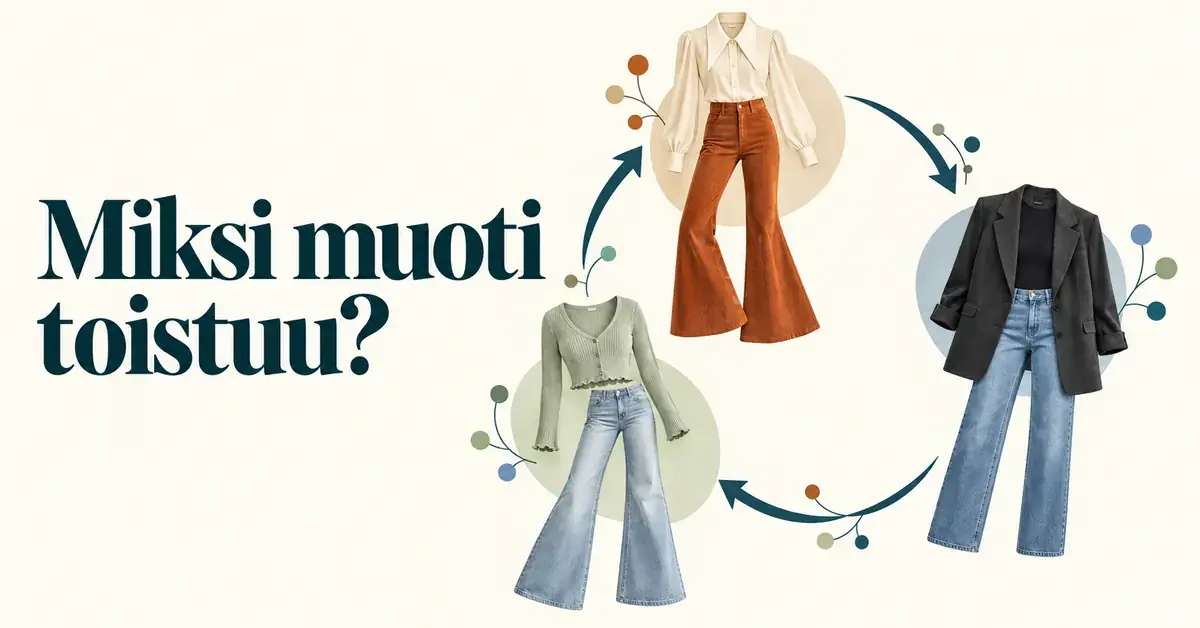 Miksi muoti toistuu? Trendisyklit, Laverin laki ja leviämisen mallit